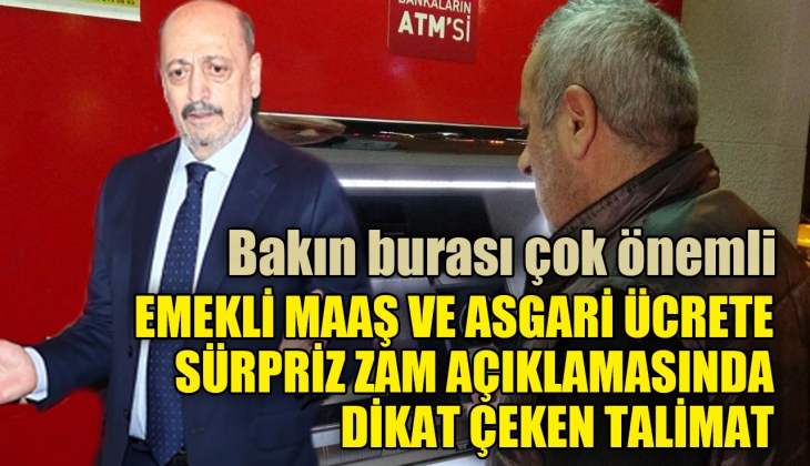 Emekli maaşları ve asgari ücrete zam sürprizinde dikkat çeken talimat! Bayram ikramiyelerindeki yara mı sarılıyor?