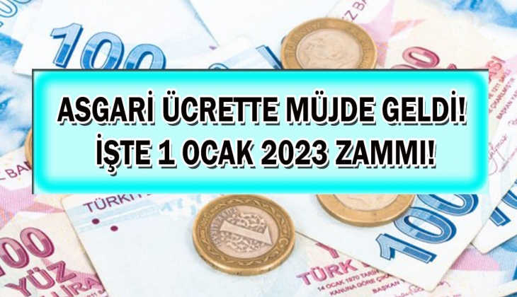 Asgari ücret 1 ocak 2023 zammı tek tek hesaplandı! Cepteki rakamı görenlerin ağzı tam 1 karış açık kaldı! Hemen bakın!